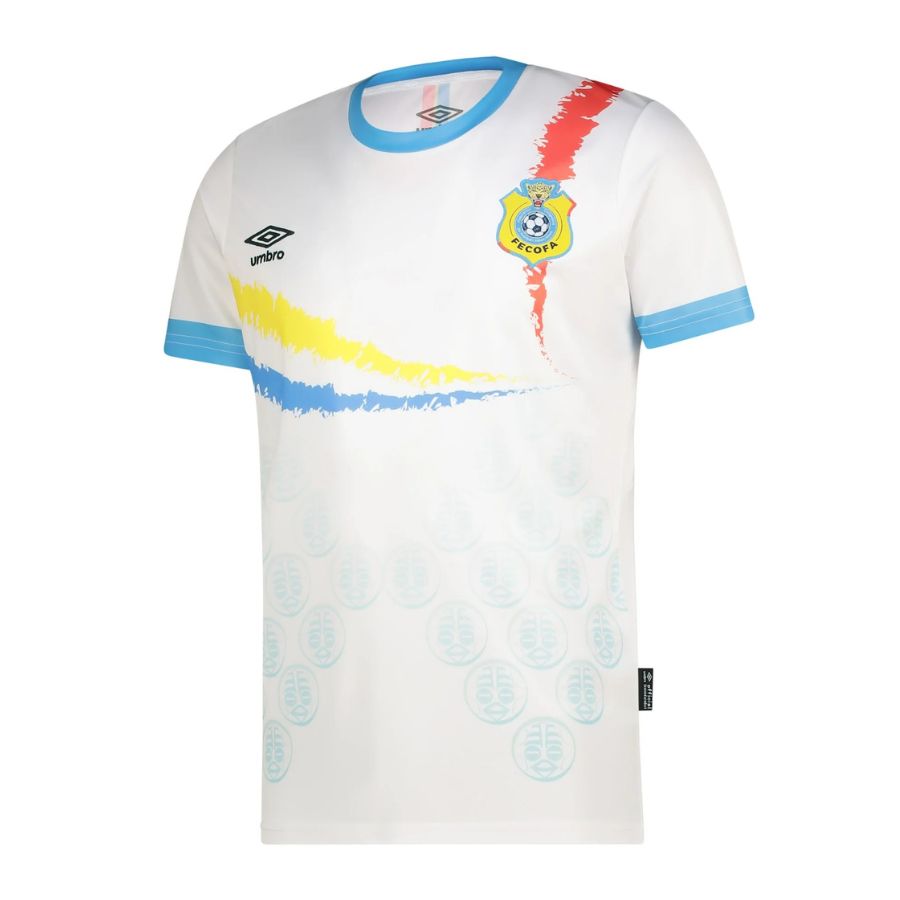 Maillot Congo Exterieur CAN 2024 Blanc