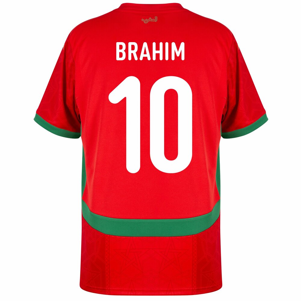 Maillot Maroc Homme Brahim 10 Domicile 2024 2025