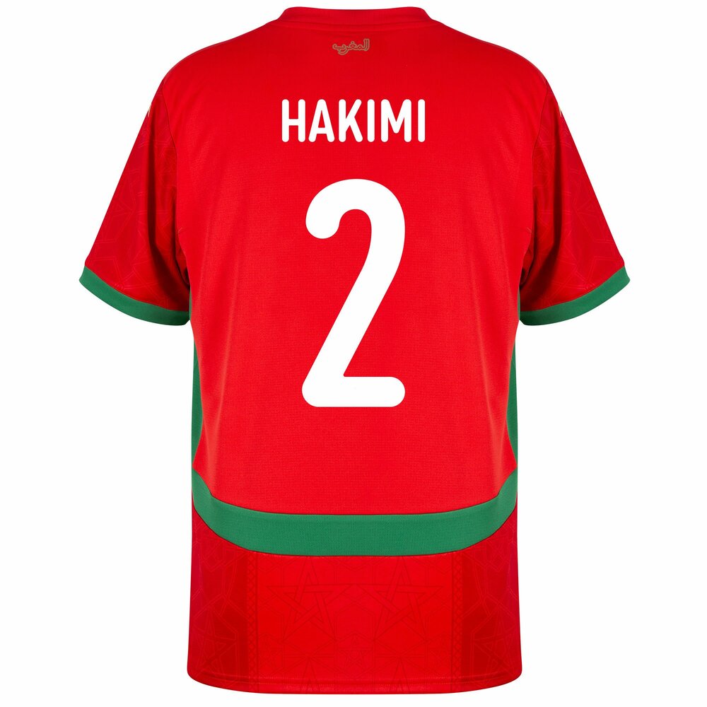 Maillot Maroc Homme Hakimi 2 Domicile 2024 2025