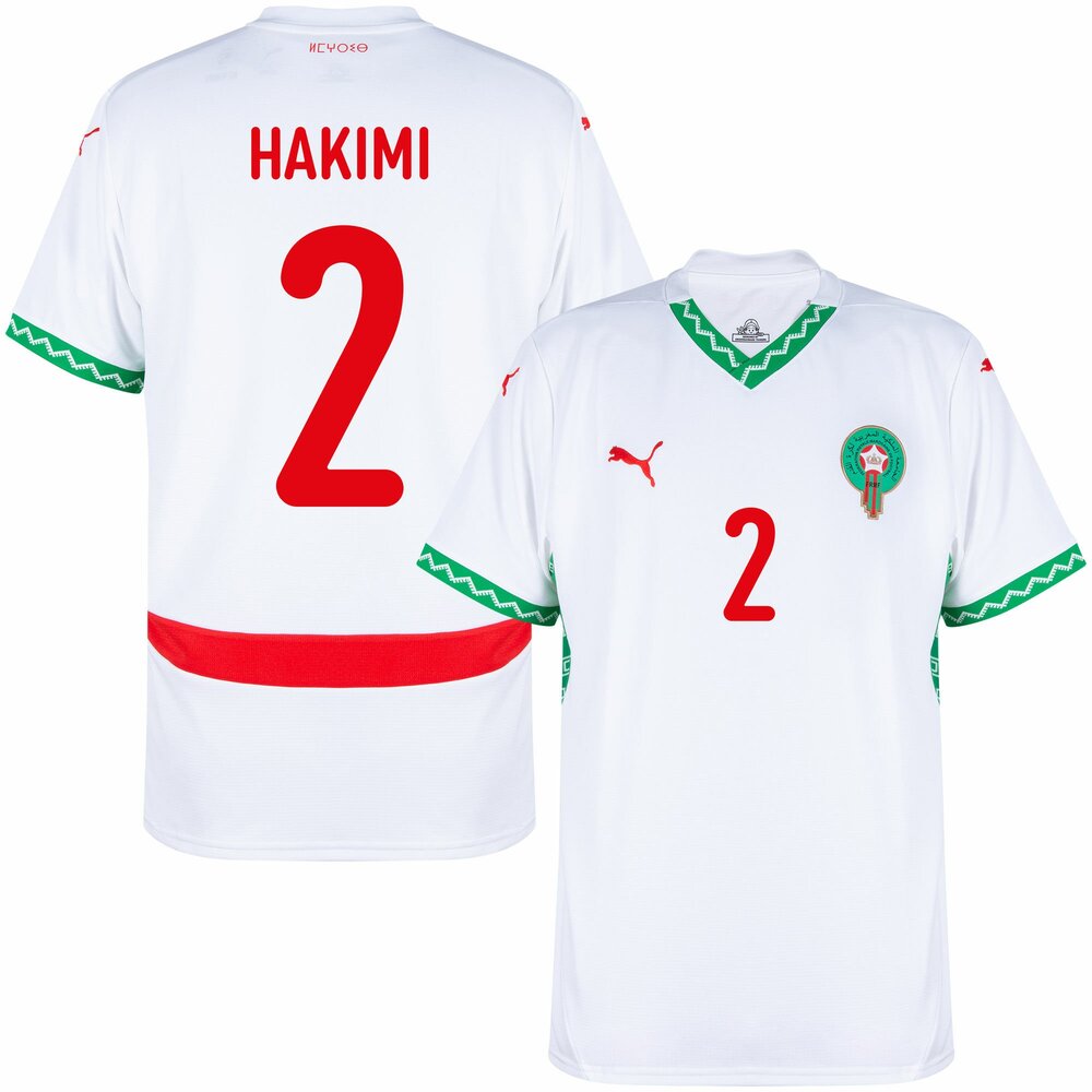 Maillot Maroc Homme Hakimi 2 Exterieur 2024 2025