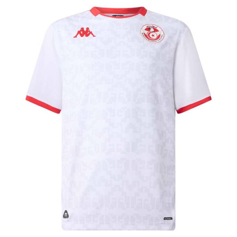 Maillot Tunisie Blanc Exterieur Homme 2025 2026