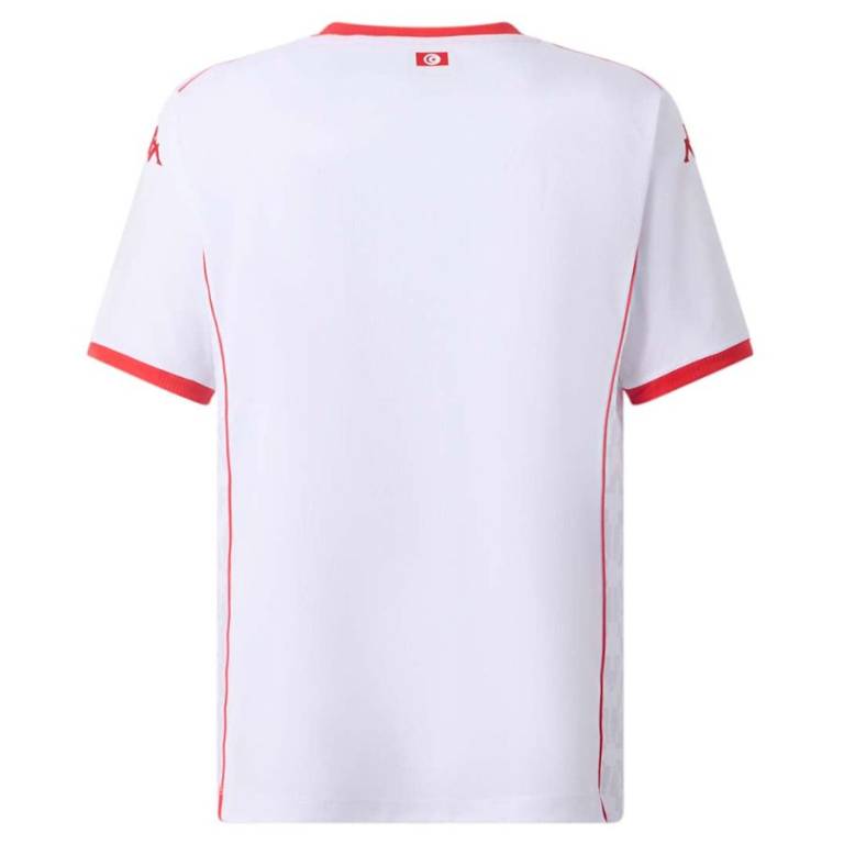 Maillot Tunisie Blanc Exterieur Homme 2025 2026