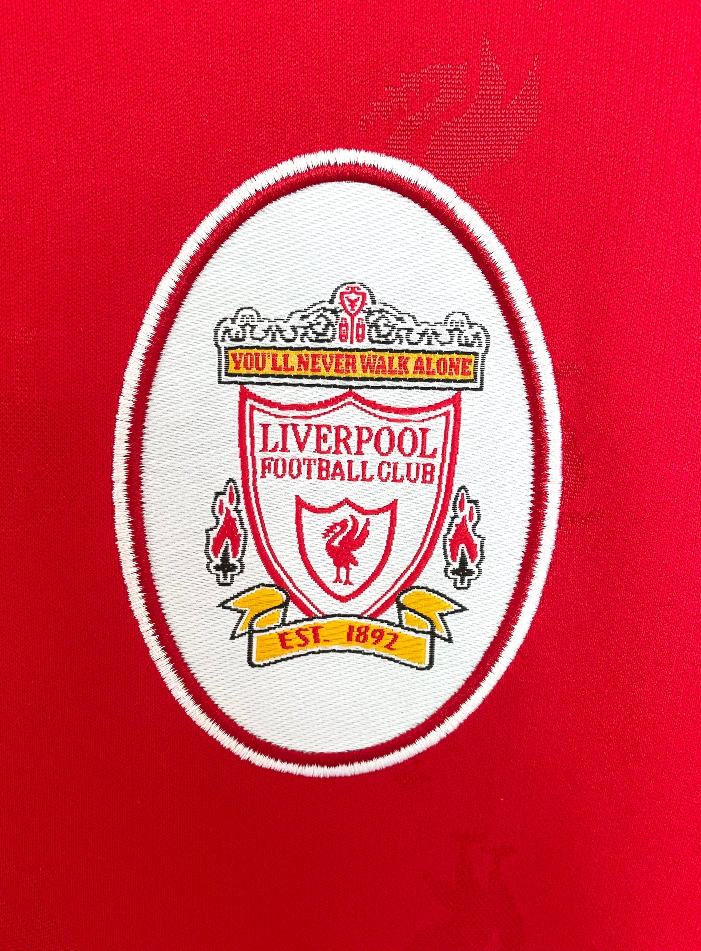 MAILLOT LIVERPOOL FC MANCHES LONGUES DOMICILE 1996/1997